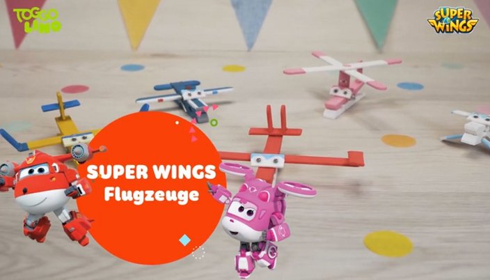 Super Wings Wascheklammer Flugzeuge Als Bastelanleitung Toggo Eltern