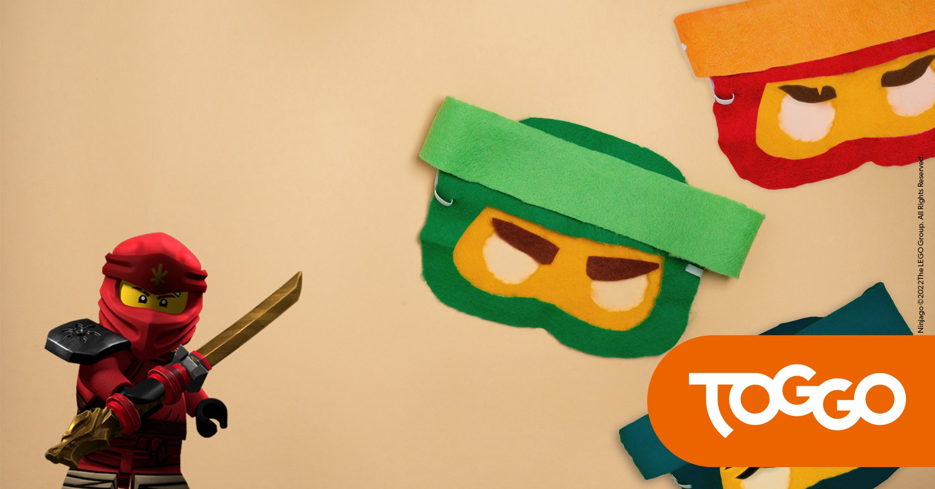 Ninjago Maske: Anleitung zum Download | TOGGO Eltern