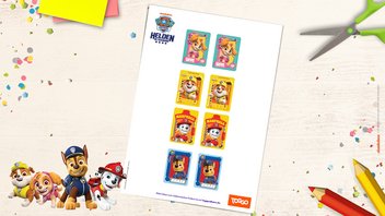 Das PAW Patrol Memo-Spiel zum Ausdrucken und Ausschneiden