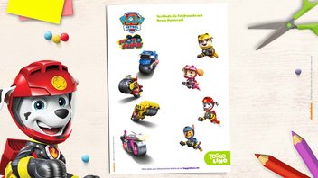 Das spannende PAW Patrol Rätselspiel „Welches Motorrad gehört zu welchem Fellfreund?”