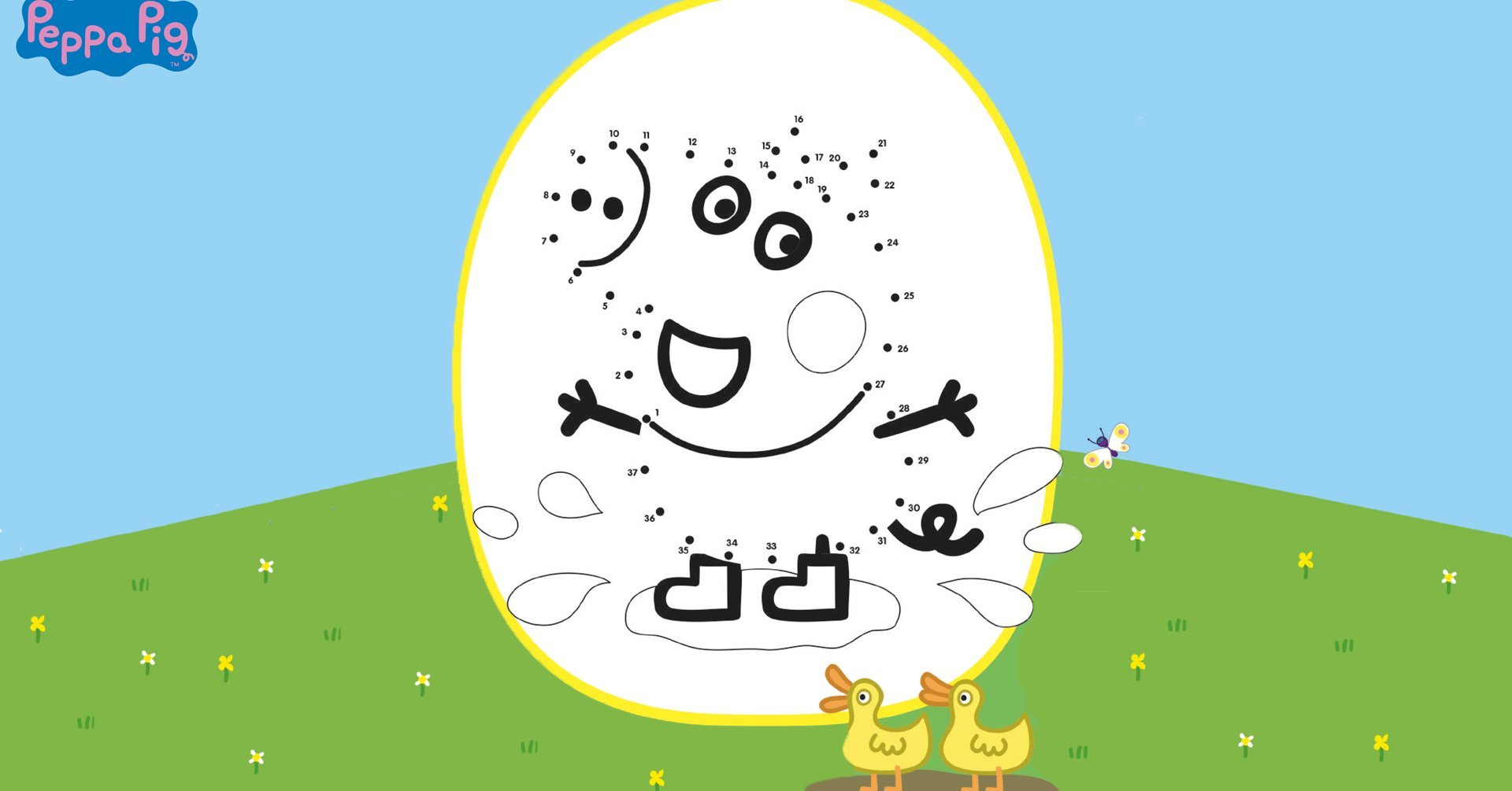 Peppa Pig Malen Nach Zahlen Vorlagen Toggo Eltern - Ausmalbilder malen