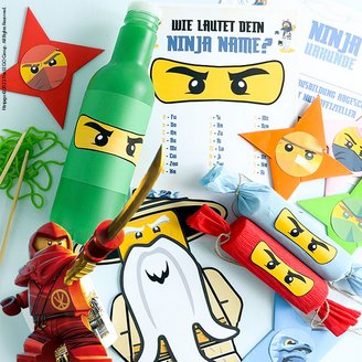 Verschiedene Ninjago-Spiele für den perfekten Ninja-Mottogeburtstag