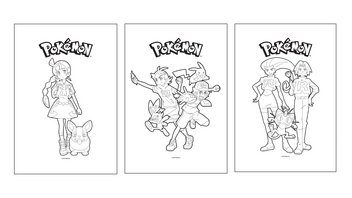 Drei Tolle Pokémon Ausmalbild-Vorlagen zum Ausdrucken