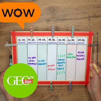GEOLINO TV Wandkalender basteln