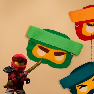 Drei tolle Ninjago Masken zum Selberbasteln