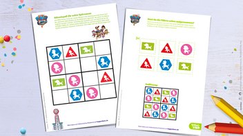 Unser tolles und buntes PAW Patrol Sudoku Spiel