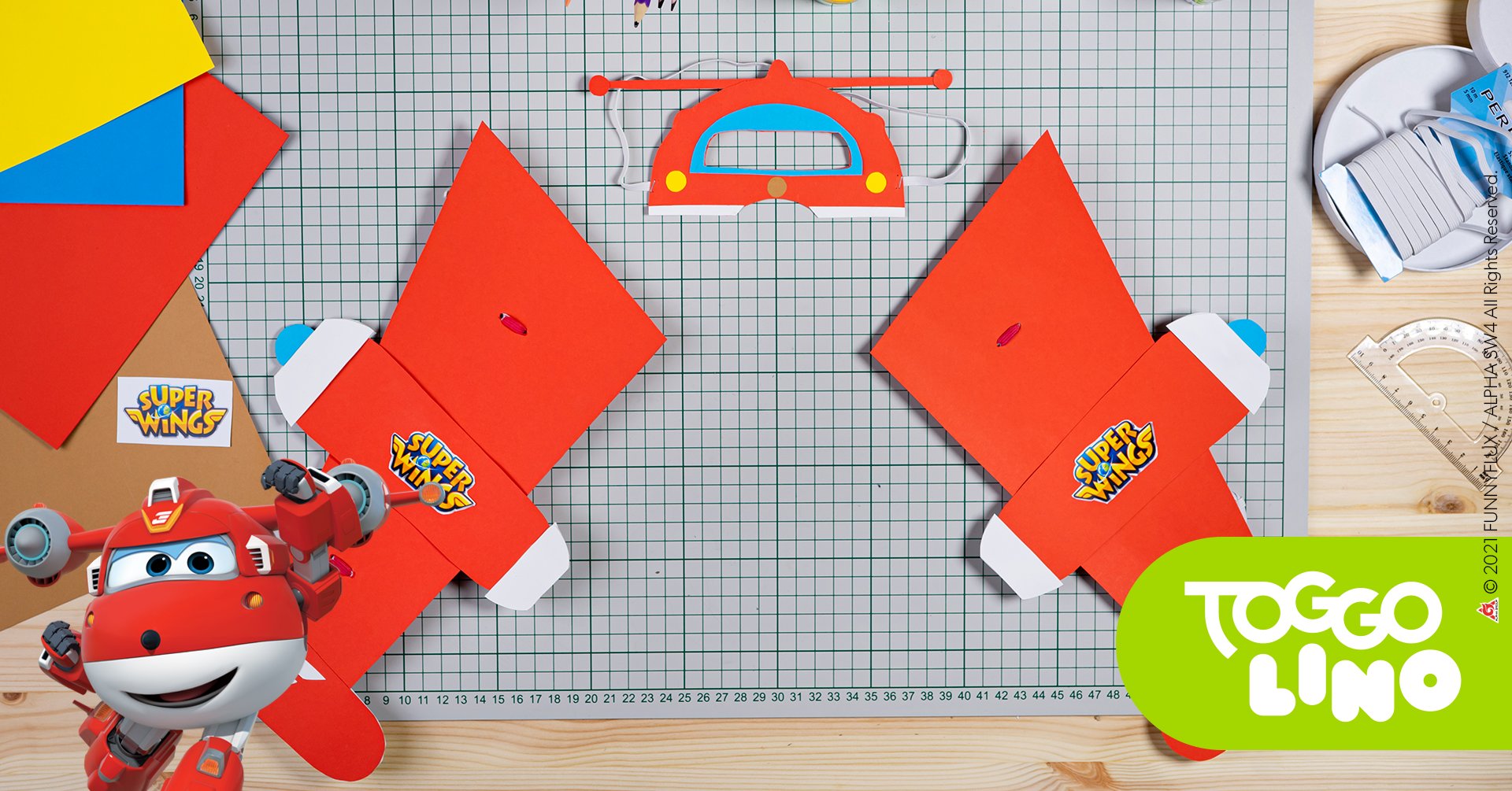 Super Wings Flügel und Maske | TOGGO Eltern