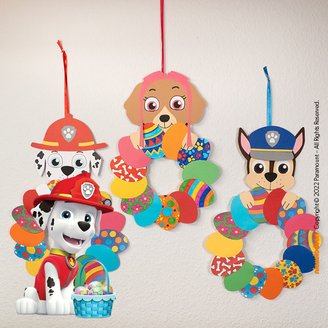 Der bunte PAW Patrol Osterkranz zum Nachbasteln