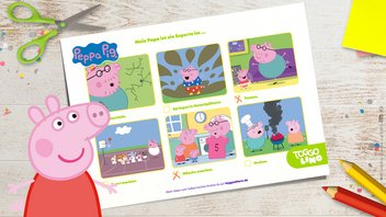 Die lustige Papa-Checkliste von Peppa Pig – was kann dein Papa am besten?