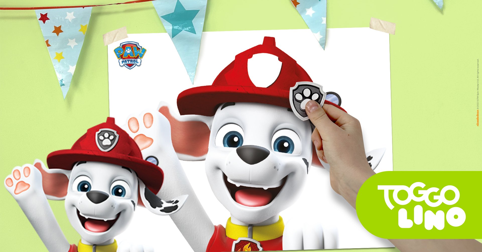 PAW Patrol Mini-Spiel: Marshalls Wappen anstecken | TOGGO Eltern