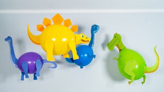 Dino Luftballons basteln