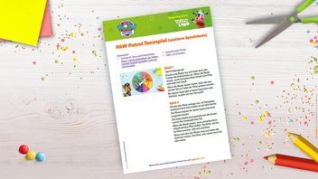 Auszüge aus der Anleitung für die Erweiterung des witzigen PAW Patrol Tanzspiels