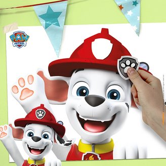Das PAW Patrol Mini-Spiel „Marshalls Wappen anstecken”
