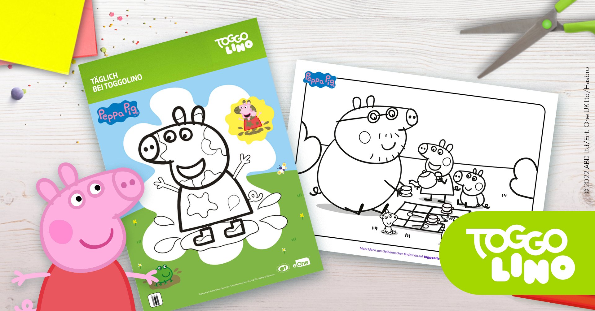 Peppa Pig Ausmalbilder zum Ausdrucken  TOGGO Eltern