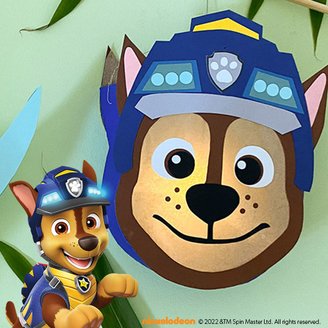 Tolle PAW Patrol Chase Laterne zum Nachbasteln