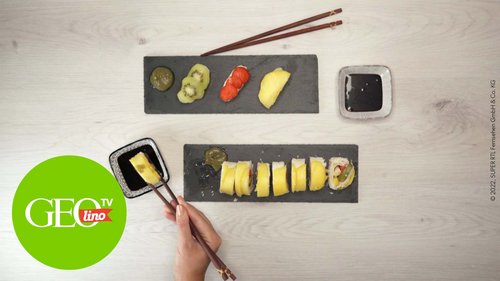 GEOLINO TV süßes Sushi Rezept