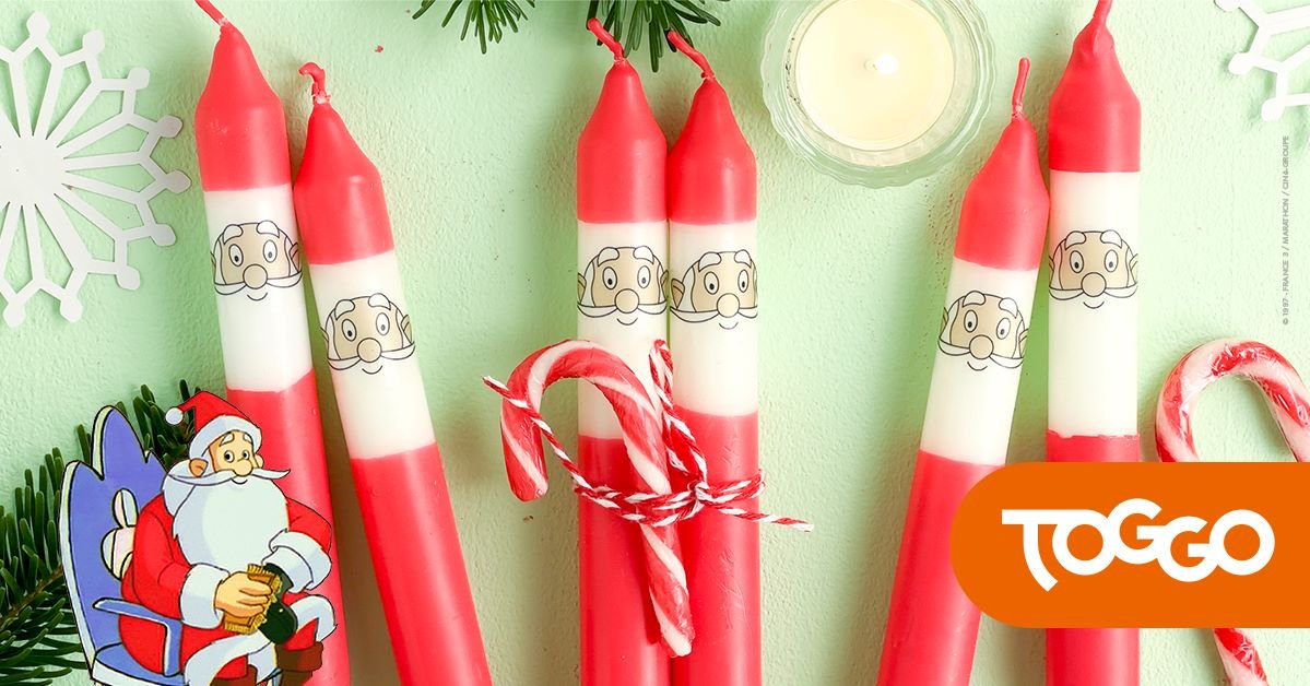 Weihnachtsmann & Co. KG Kerzen: Anleitung zum Download| TOGGO Eltern