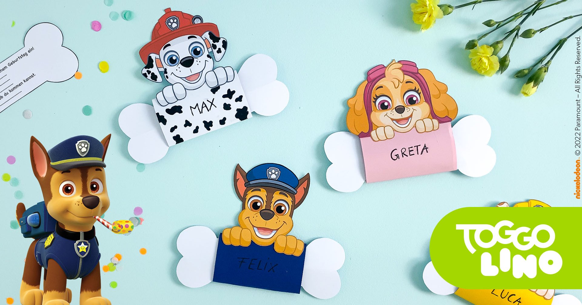 PAW Patrol Einladungskarten: DIY-Anleitung | TOGGO Eltern