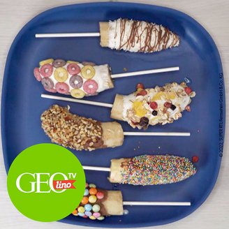 GEOLINO TV Bananeneis am Stiel Rezept