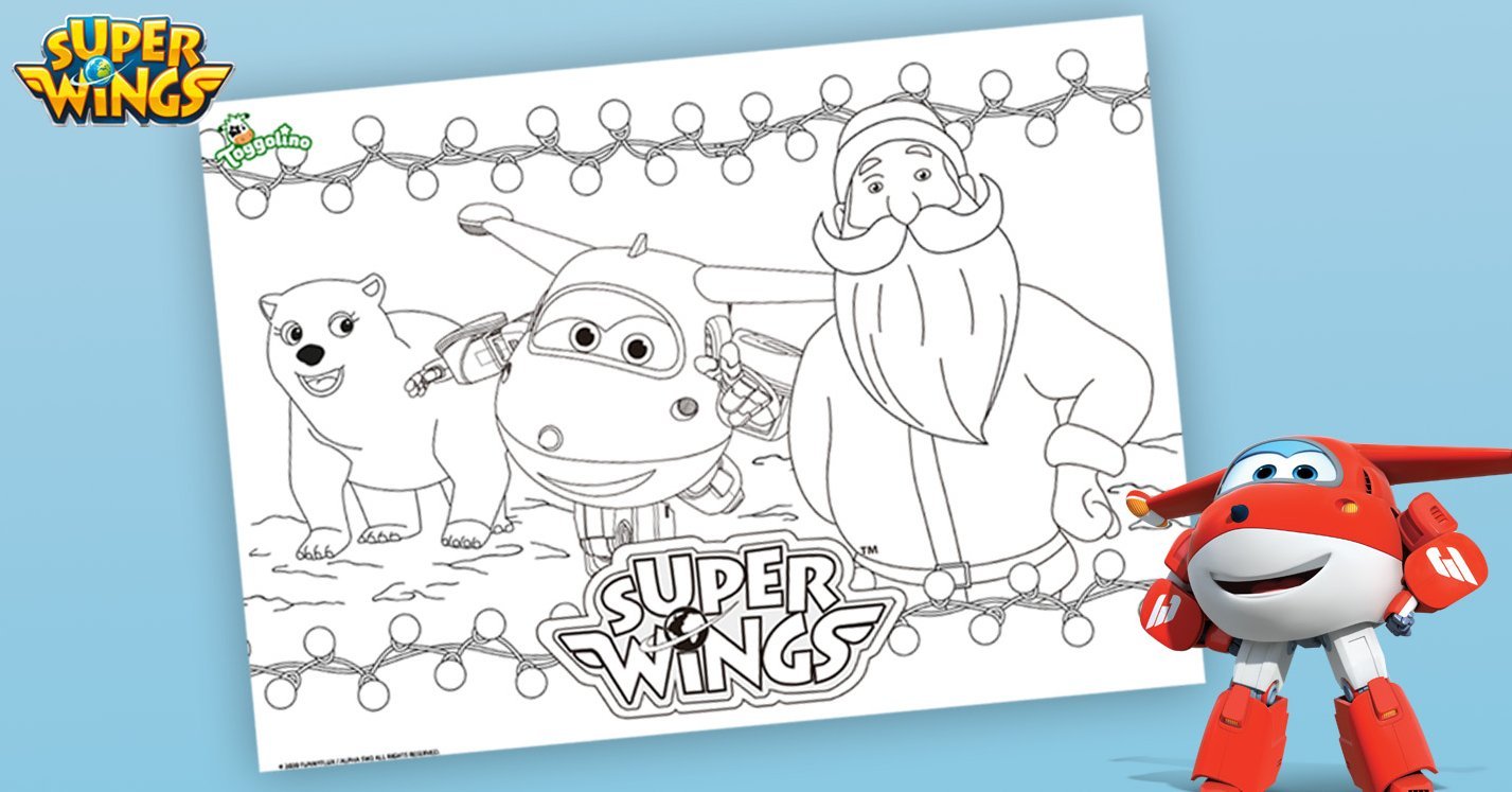 Super Wings Malvorlage