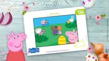 Das witzige Peppa Pig Ostern-Zählspiel – Wie viele Ostereier zählst du?